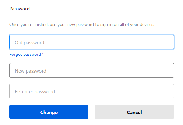 Сбросить мастер-пароль