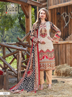 Ishaal print Gulmohar Combo Pakistani Suits wholesaler