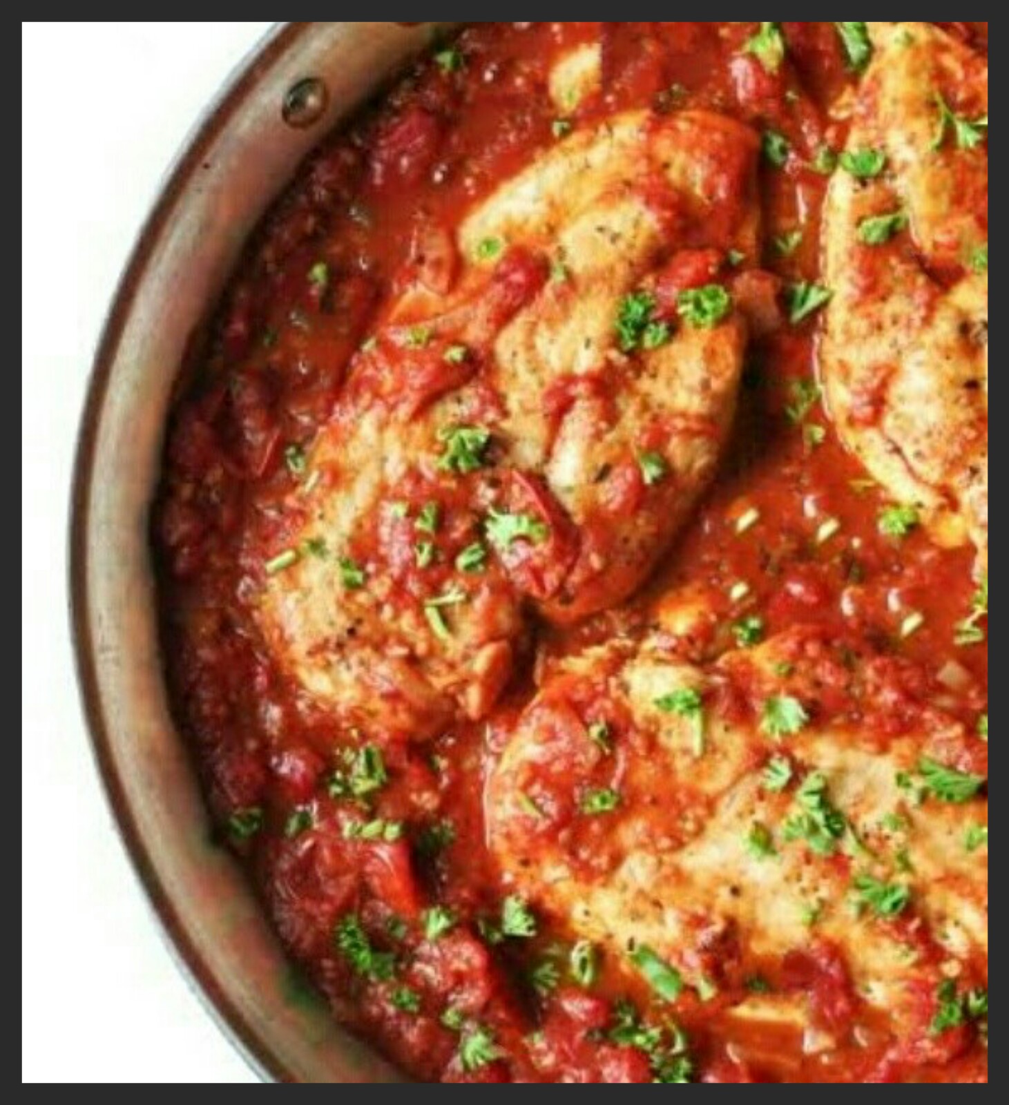 OnePan Italian Garlic Tomato Chicken Recipe Chicken Breast Recipes