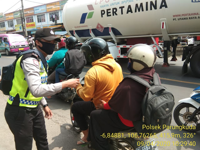 Polsek Parungkuda Polres Sukabumi Bersama Danramil Parungkuda