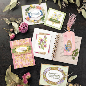 Stampin' Up! Pressed Petals Designer Paper Projects ~ 2019-2020 Annual Catalog 