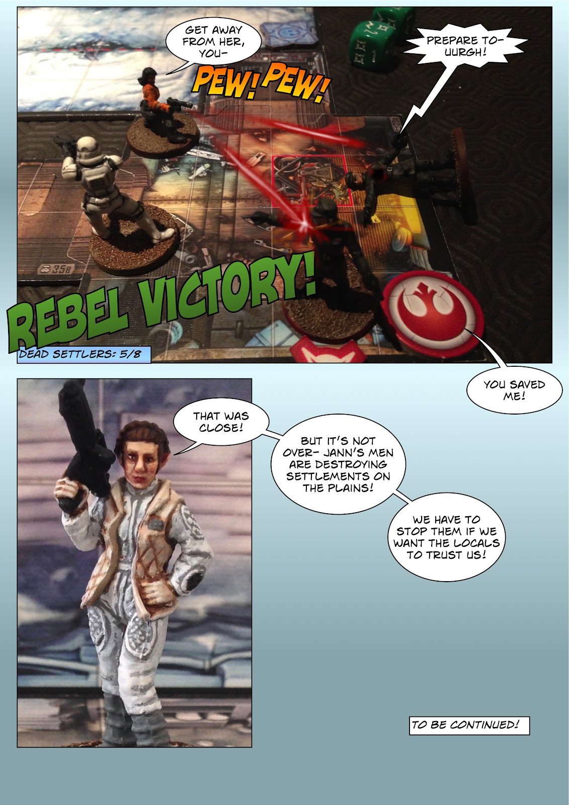 Return to Hoth campaign comic! Star Wars Imperial Assault Return to Hoth