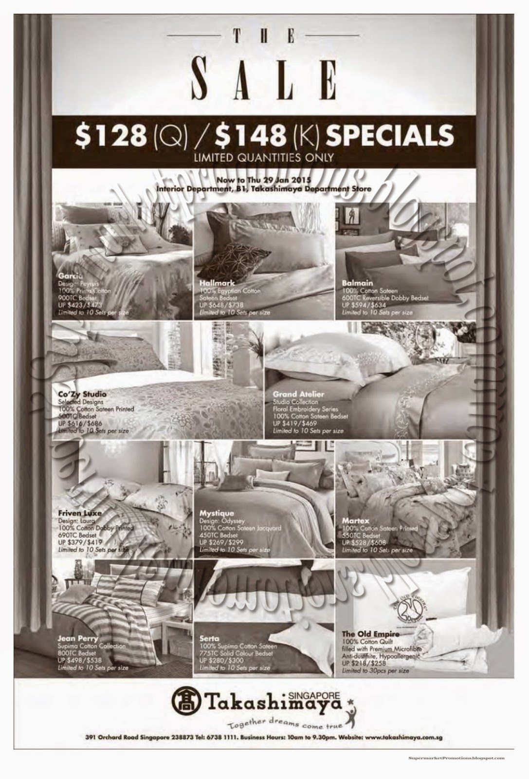 Takashimaya The Sale Interior Department 16 January 2015 Supermarket