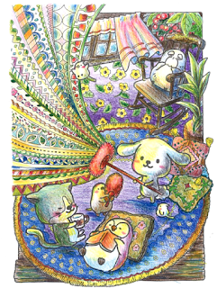 Pin on ぬり ダスキン主催 第2回 ダス犬 大人のぬり絵 コロリアージュコンテスト-どこプロ