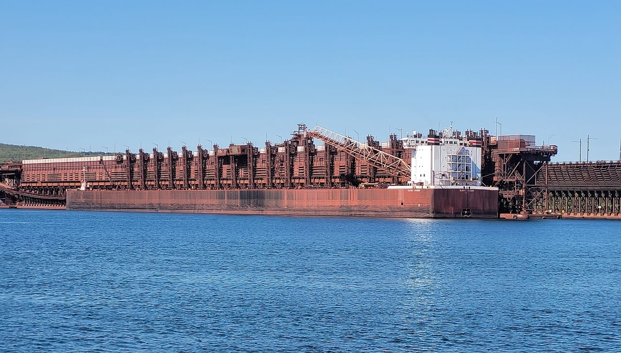 Towns and Nature Two Harbors, MN CN Ore Dock and Coal Dock