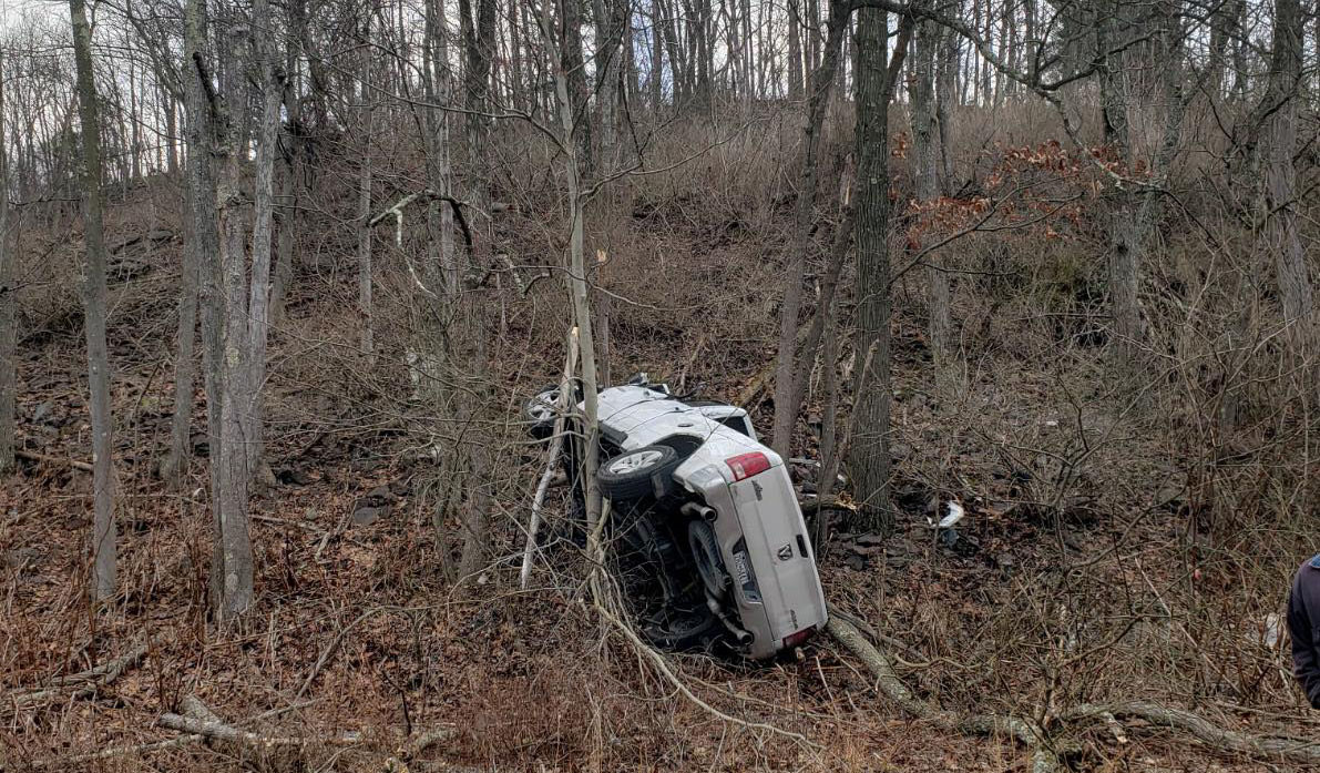 Two Injured, One Flown After Crash near Ashland Thursday Morning