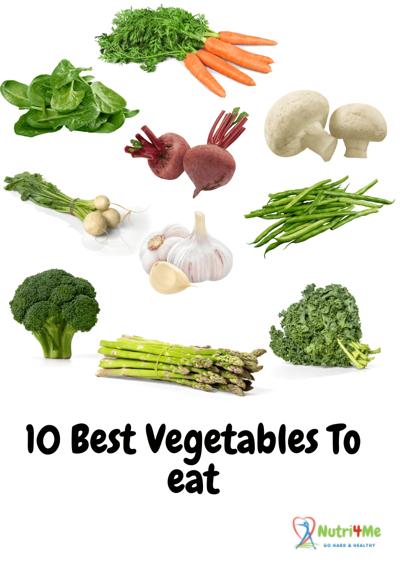 10 Best vegetables to eat!