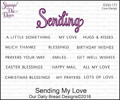 Our Daily Bread Designs Stamp/Die Duos - Sending My Love