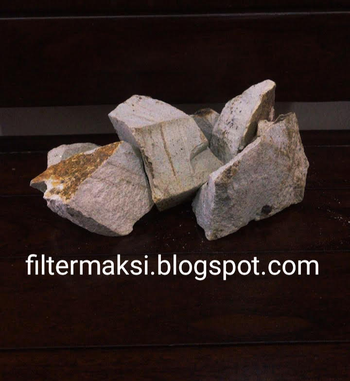 Batu zeolit untuk filter aquarium Media Filter Spesialis