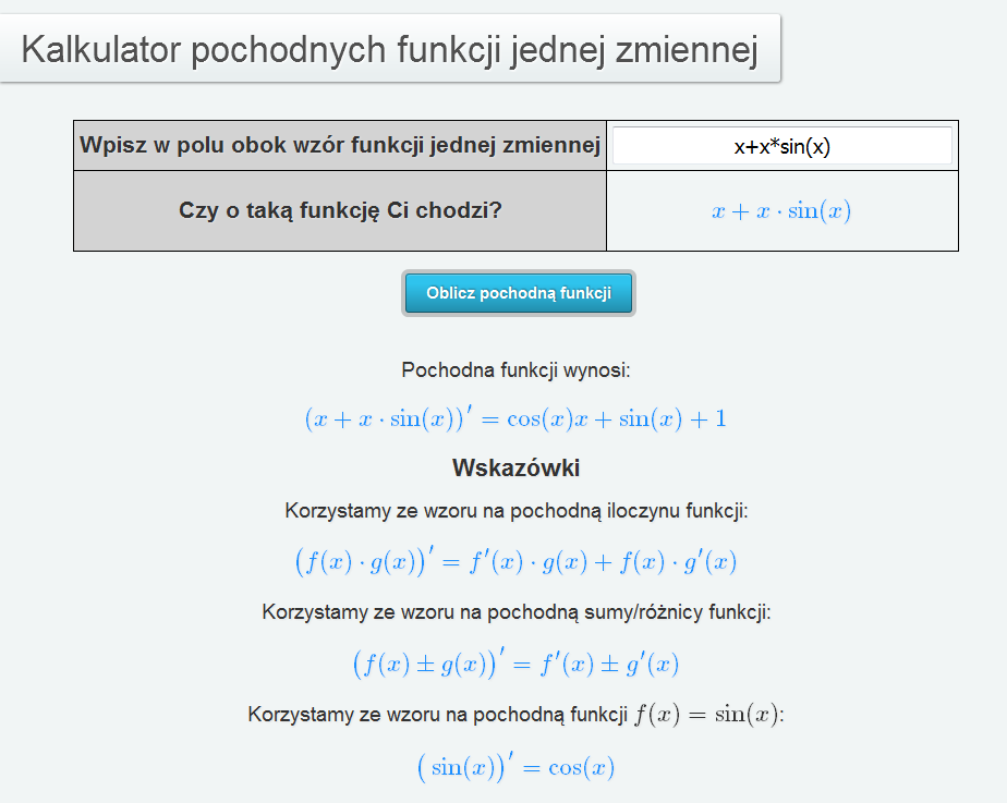 Całka oznaczona od A do Z Kalkulatory całek online