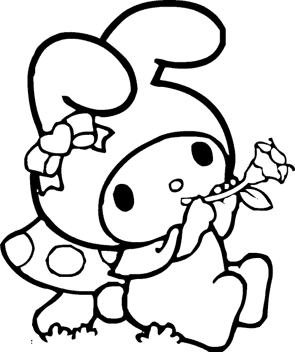My Melody Coloring Pages | Learn To Coloring