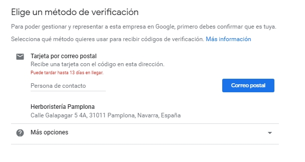 Verificar Google Business