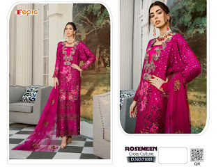  Fepic Rosemeen Cross Culture  Wedding Wear Pakistani Suits Collection, Fepic Rosemeen Wedding Wear Pakistani Suits Cross Culture In Wholesale Rate