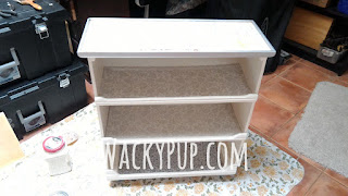 DIY Tutorial for Rolling Storage Trolley with 8' of Storage in 11" and FREE Landscape Pattern