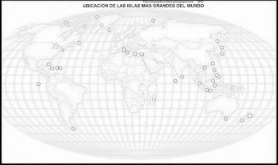 Mapamundi, seterra, Mapa de la ubicacion de las Islas en el mapamundi, blanco y negro