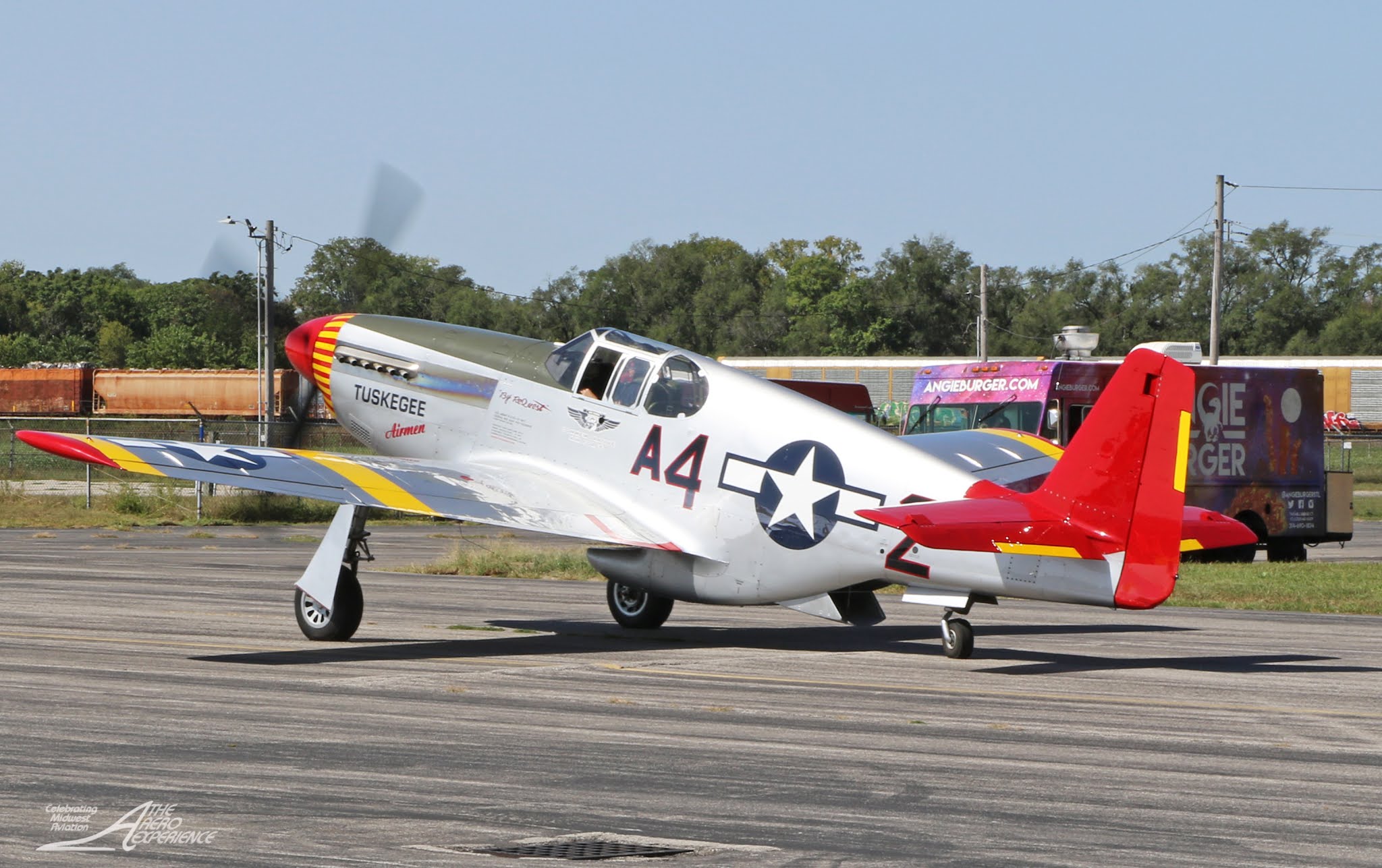 The Aero Experience P51 "Tuskegee Airmen" Launches to Washington, D.C