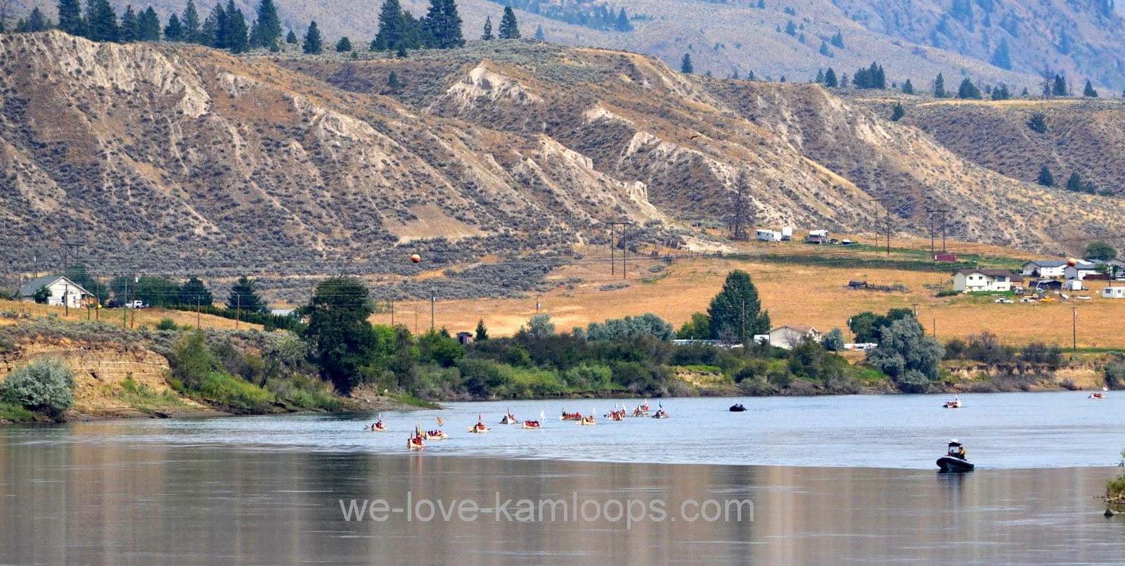 welovekamloops Pulling Together Canoe Journey Tk'emlups Kamloops, BC