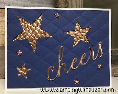 Stampin' Up!, Cheers Dies, 2019 Holiday Catalog, www.stampingwithsusan.com, Happy New Year, 