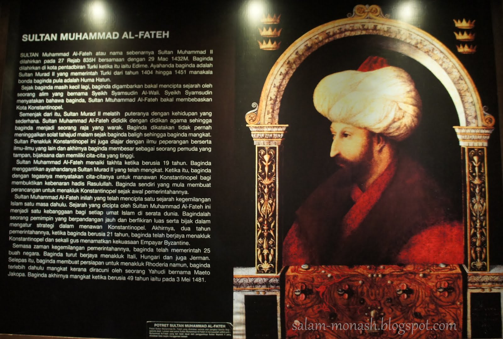 Salam Monash: Kelate > Bertemu Tok Janggut, Al-Fateh & Firaun
