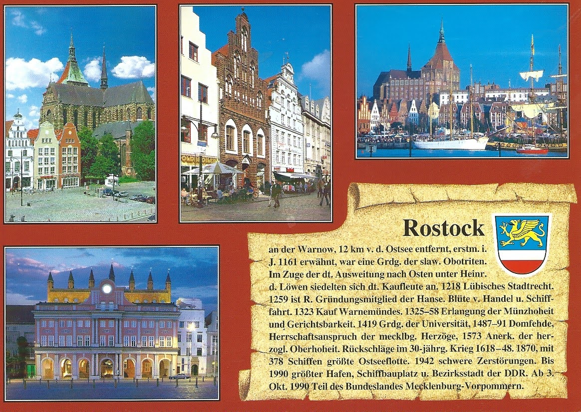 MY POSTCARD-PAGE: GERMANY ~ Rostock
