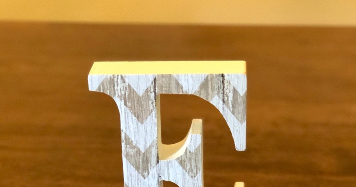 Decorative Standing Letters Thankyou Letter