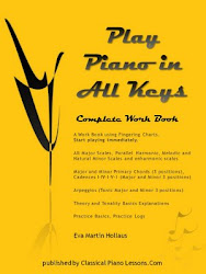 Play Piano In All Keys Complete Workbook by Eva Martin Hollaus