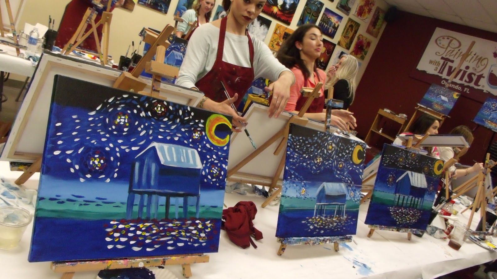 ComeSeeOrlando.com: Painting With a Twist - Uniquely Inspiring Fun
