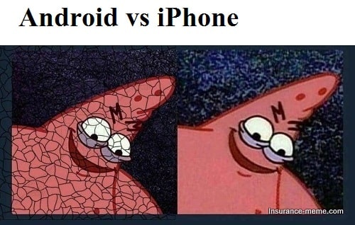 Android vs iPhone Memes Android vs iPhone Memes