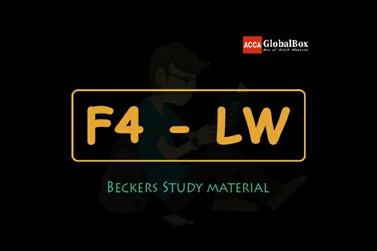 F4 - Corporate and Business Law (LW) | BPP Study Material, Accaglobalbox, acca globalbox, acca global box, accajukebox, acca jukebox, acca juke box,