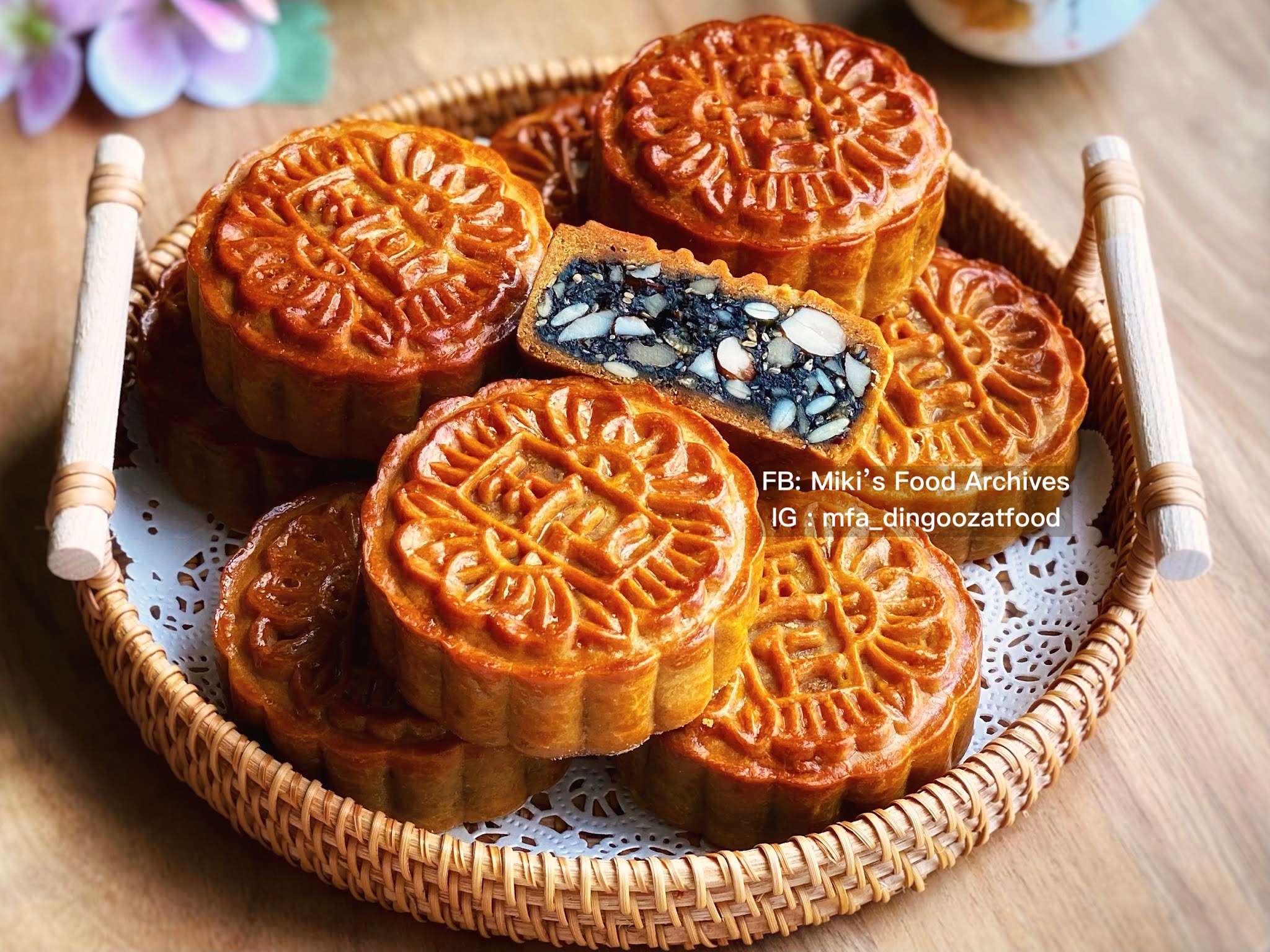 Miki's Food Archives Black Sesame Paste Mixed Nuts Traditional