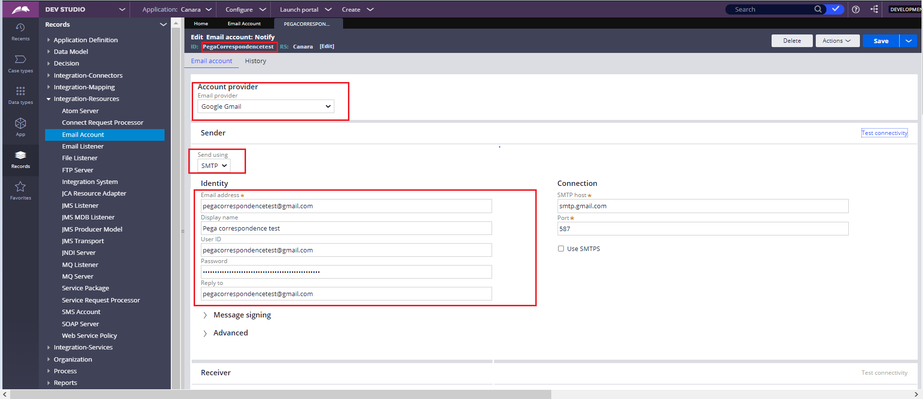 Pega Learnings How to send correspondence in Pega