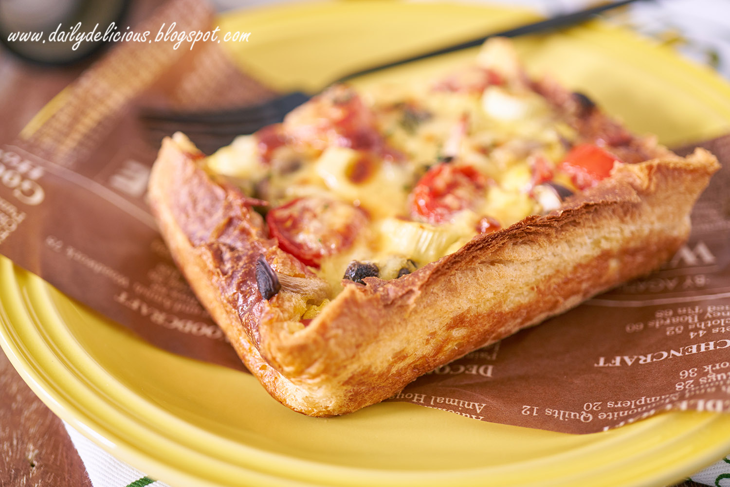 dailydelicious Easy Bread Quiche