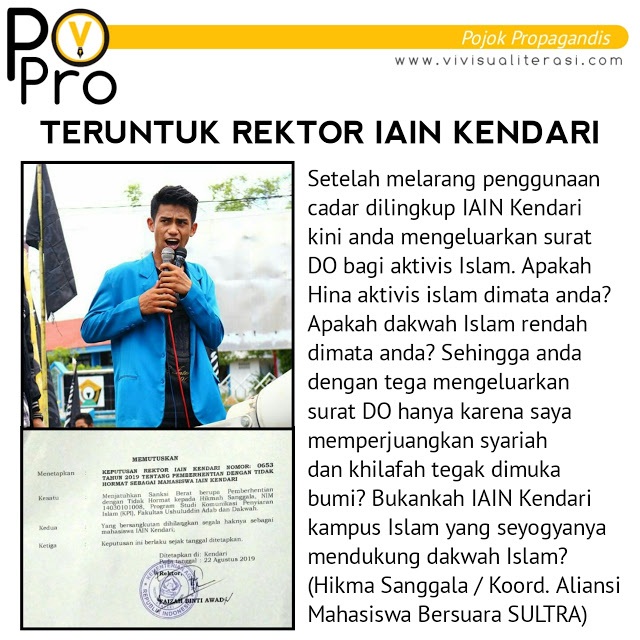 Aktivis Khilafah Iain Kendari Di Drop Out Dari Kampus