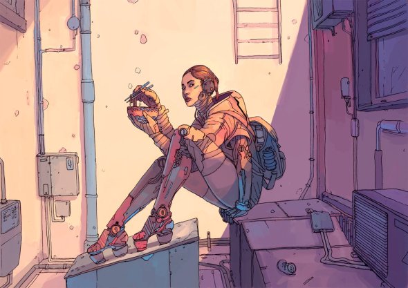 As ilustrações de ficção científica cyberpunk de Josan Gonzalez Josan Gonzalez f1x-2 deviantart ilustrações ficção científica cyberpunk comics violência futuro distópico