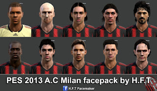 Classic Faces A.C Milan Pes 2013