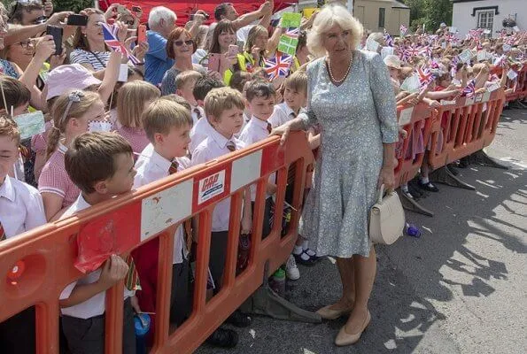 The Duke and Duchess visited Tavistock and attended the town’s Community Festival