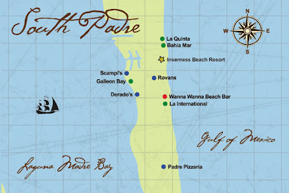 Best Map Of North Padre Island Texas Free New Photos