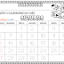 Calendário pontilhado 2019 - Outubro