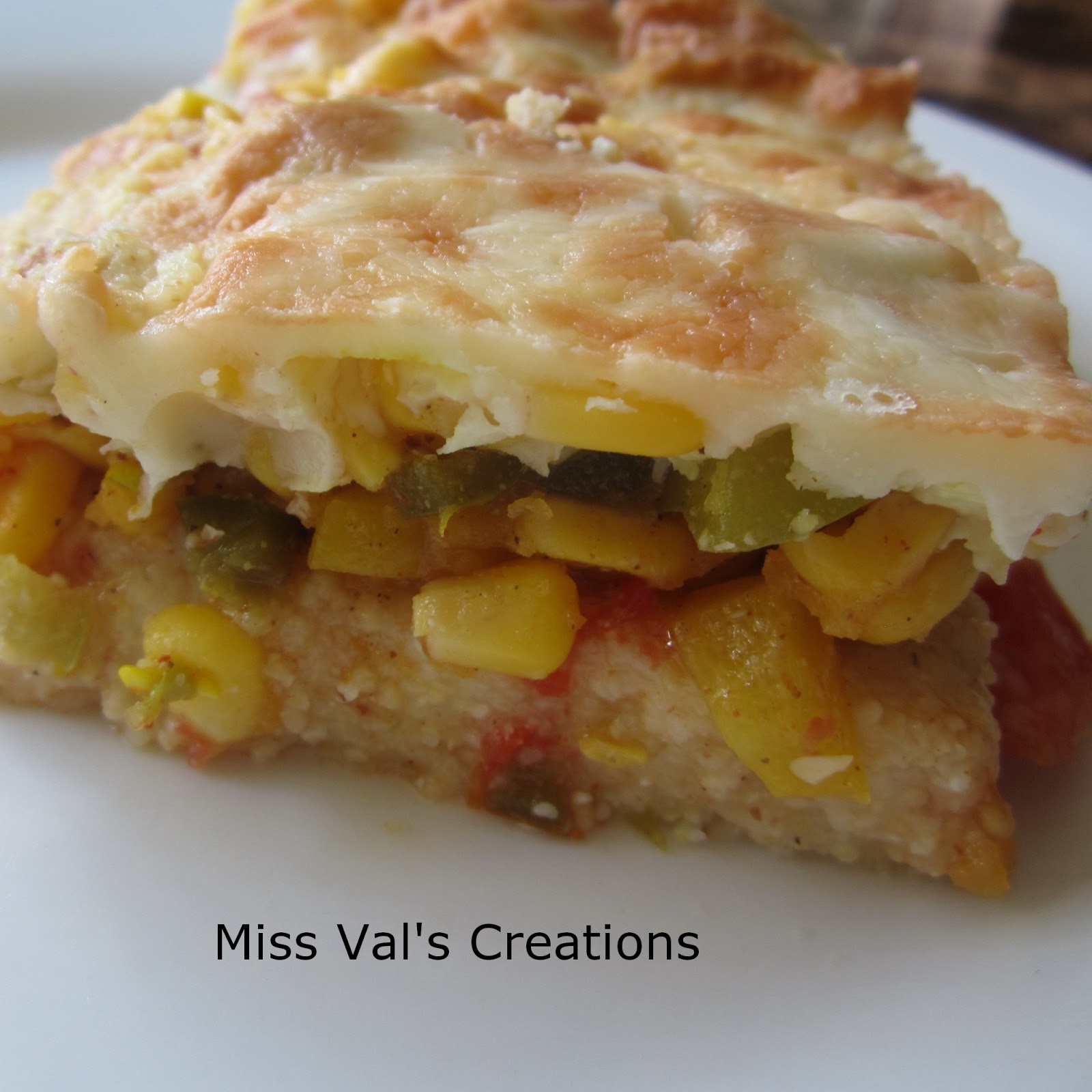 Miss Val's Creations A Mexican Polenta Dish