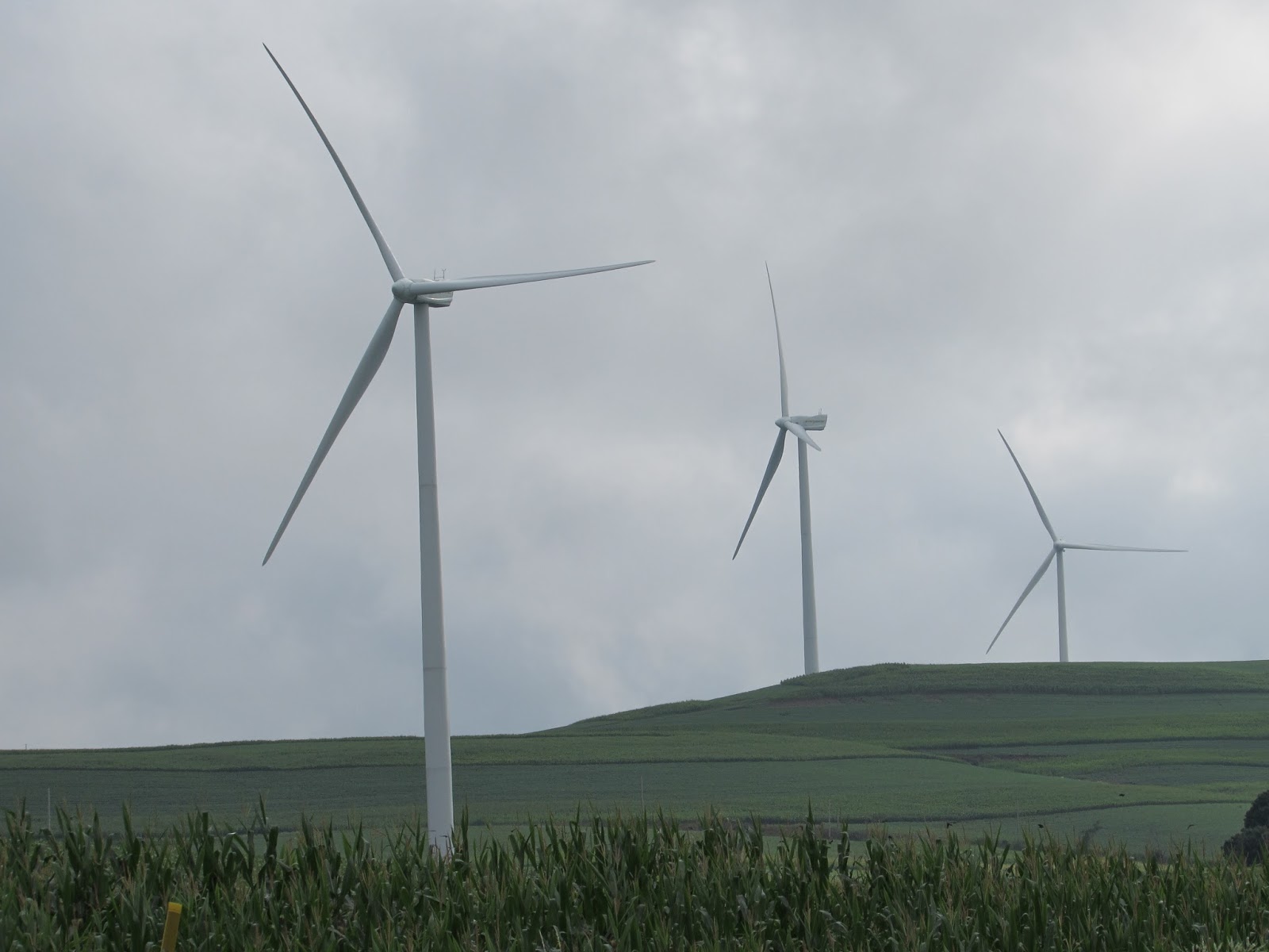 Random Cambria and Clearfield Counties Wind Farm, ATV Park, Rail
