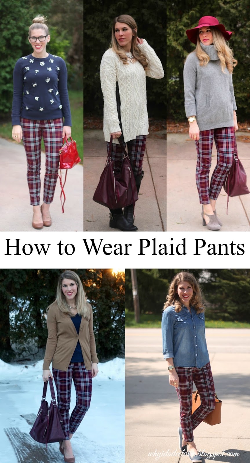 How to Wear Plaid Pants