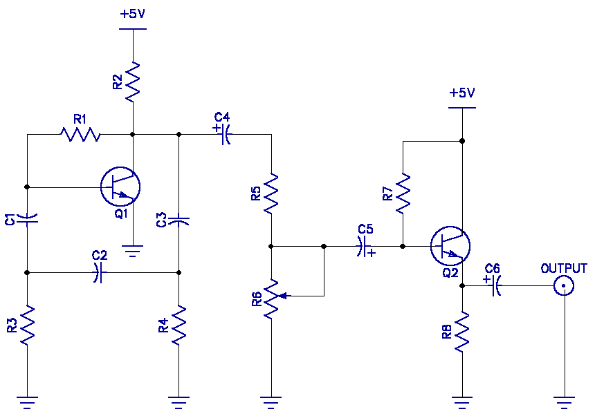 Sine Wave Oscillator With Transistor ~ Eko Sharing