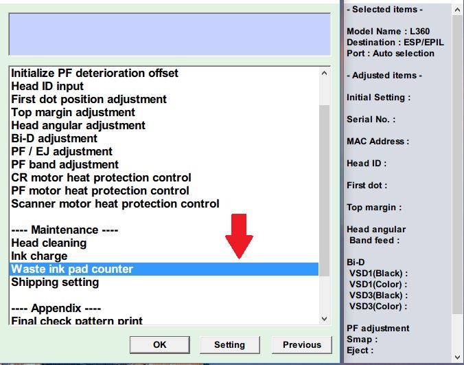 epson adjustment program l380