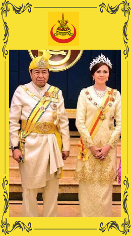 Sultan dan Tengku Permaisuri Selangor Darul Ehsan.