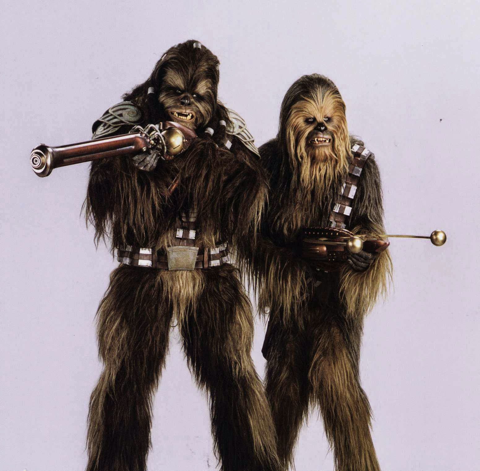 Yoda's finest Wookiee protectors on Kashyyyk - leader Tarfful and tech...