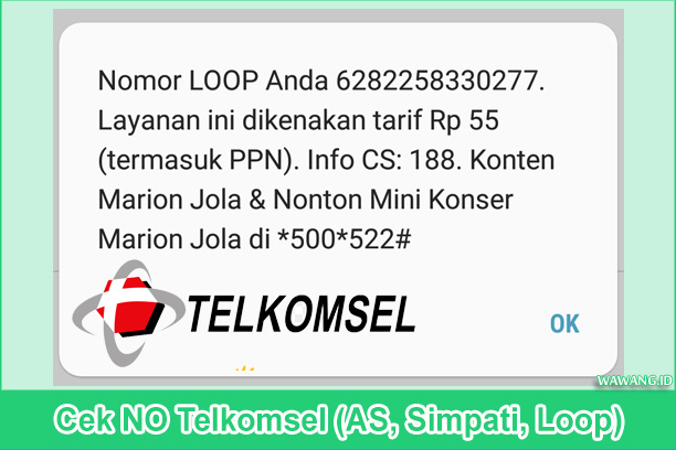 Cek NO Telkomsel (AS, Simpati, Loop) Cek NO Telkomsel (AS, Simpati, Loop)