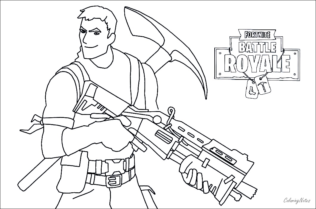 Fortnite Coloring Pages Battle Royale | Drift, Raven, Ice King