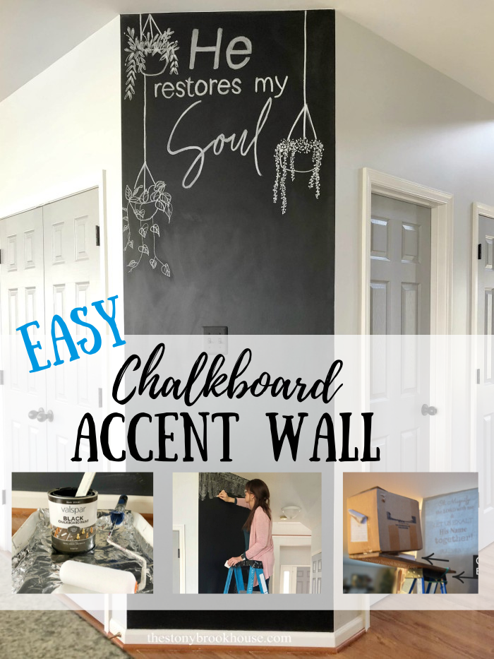 Easy Chalkboard Accent Wall The Stonybrook House