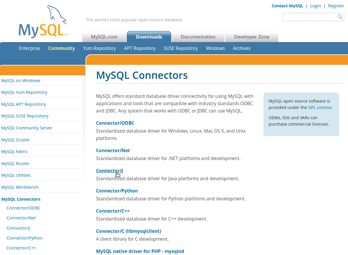 TutorialesJosem Como descargar e instalar el archivo .jar del Driver JDBC MySQL para Java en un