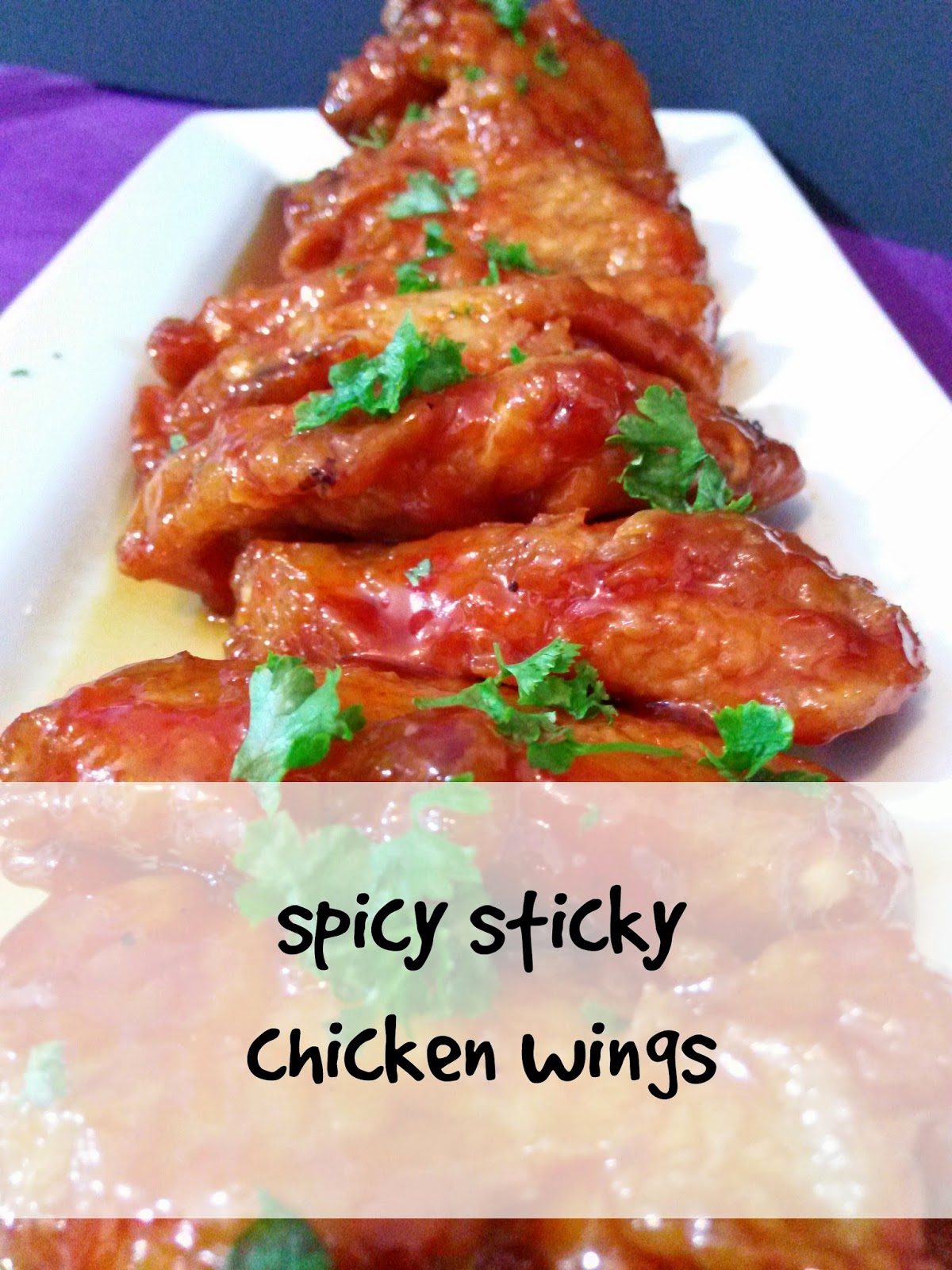 Spicy Sticky Chicken Wings And Onion Rings Nik Snacks